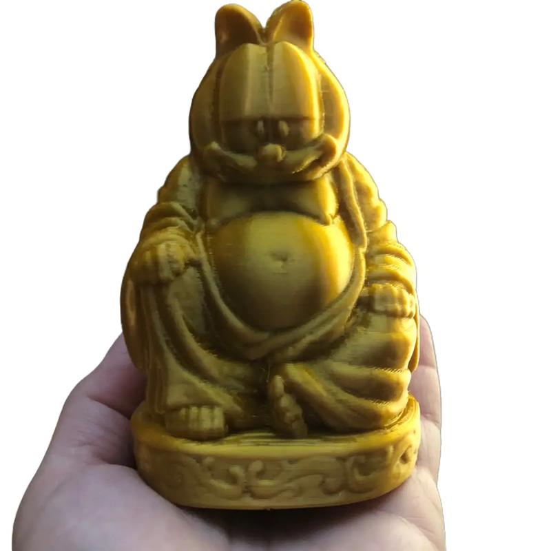 Garfield Buddha figurine decor