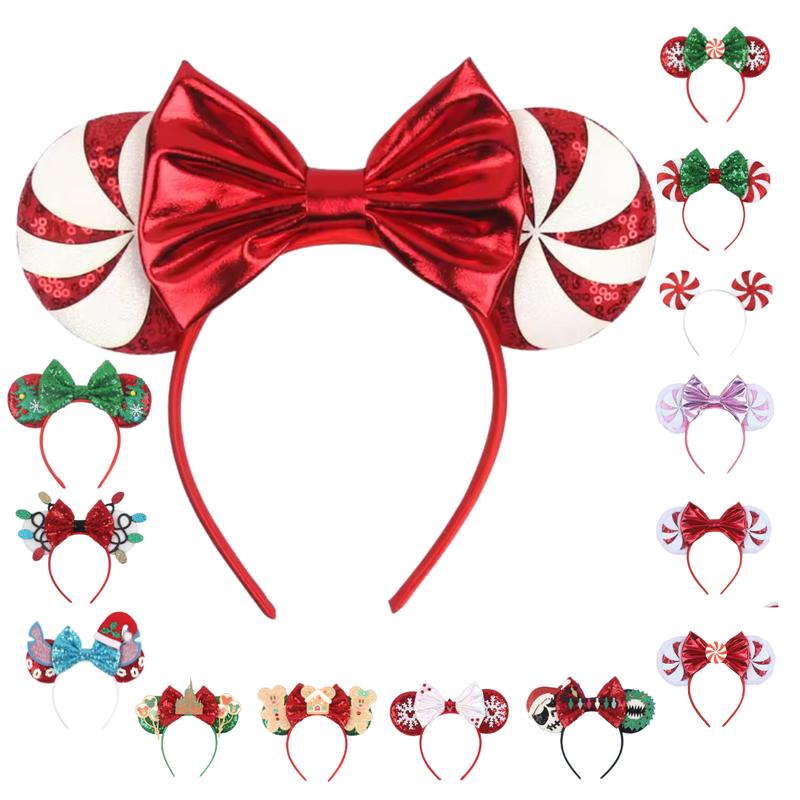 Christmas Ears - Perfect for Theme Park Visits, Dress-up, Parties, and more!