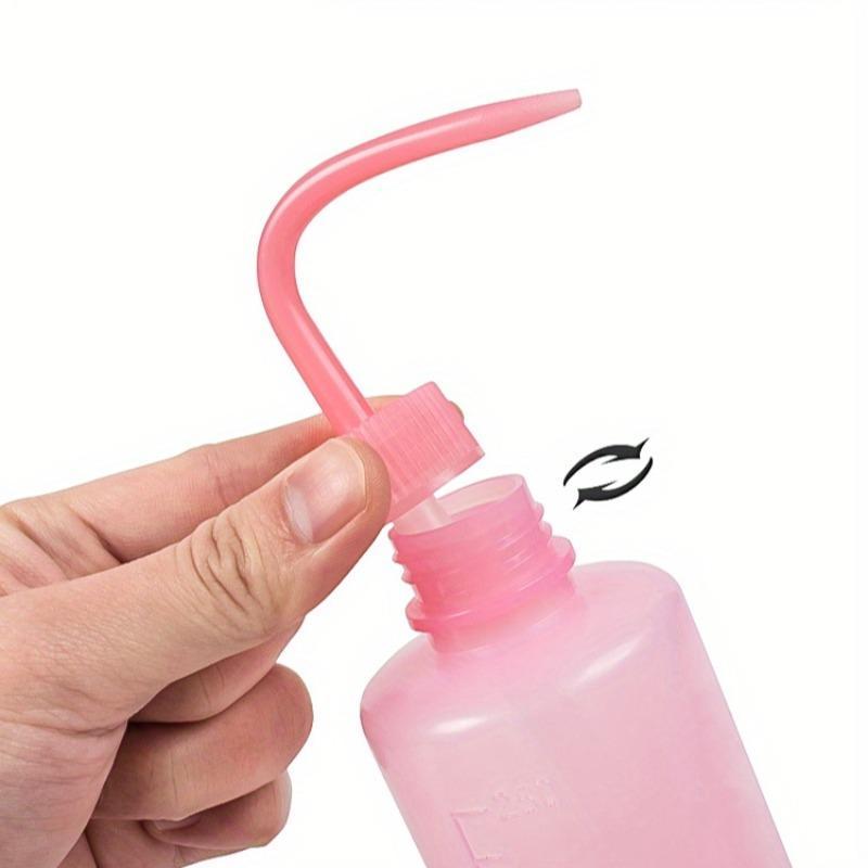 250ml Grafting Eyelash Cleaning Pot, 1 Count Bent Mouth Watering Can, False Eyelash Cleaning Aid Bottle