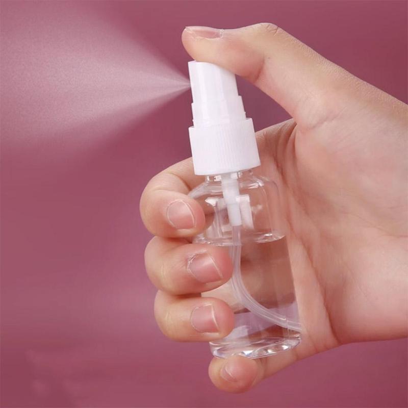 Clear Mini Spray Bottle, 1 Count Perfume Dispenser for Mini Perfumes, Travel Empty Portable Small Perfume Decanting Vials, Empty Spray Bottle for Skincare Products, Travel Essentials