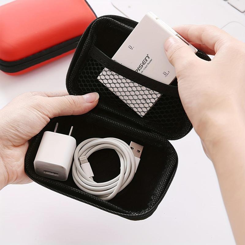 Portable Storage Bag, Multi-grid Zipper Storage Bag, Dustproof Storage Organizer for Home Office